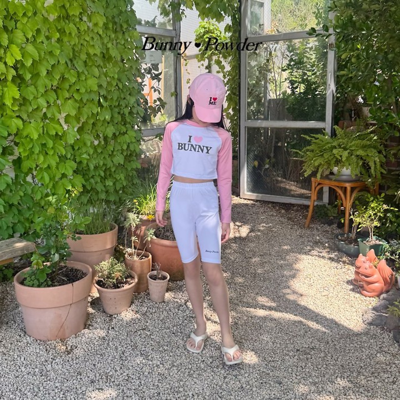 [Bunny Powder] (Feature) I Love Rash Guard (L/XL) / [버니파우더] (기획)알럽레쉬가드 (L/XL)