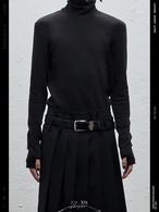 BALIANG Leather Logo Buckle Belt