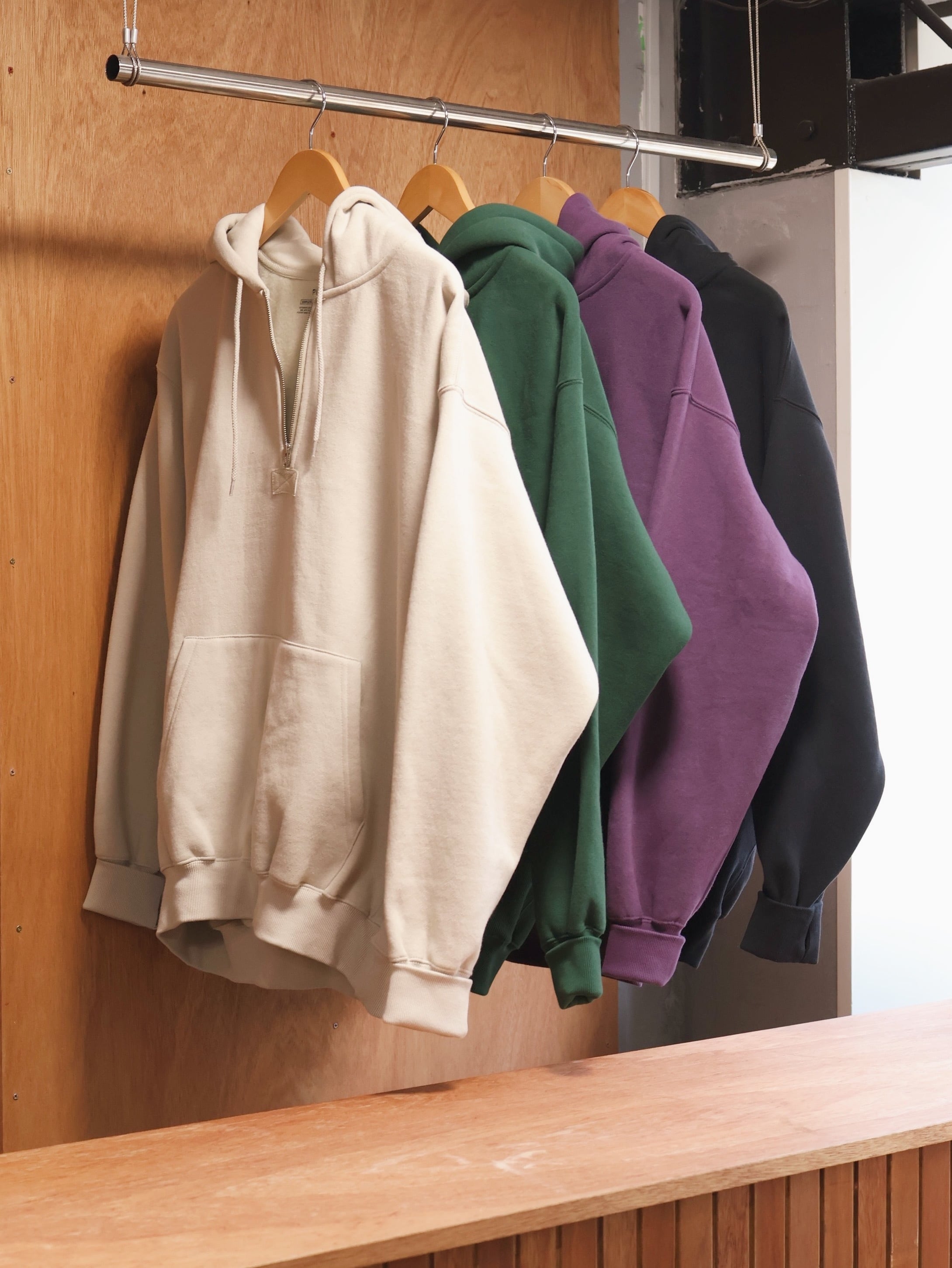 PWA Complete-Fit 12.5oz CREW スウェット ストーンM