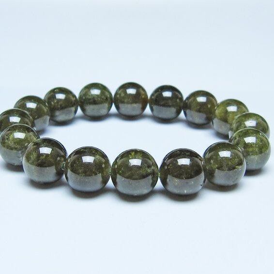 ツァボライト ブレスレット 12mm 一点物  111-49761