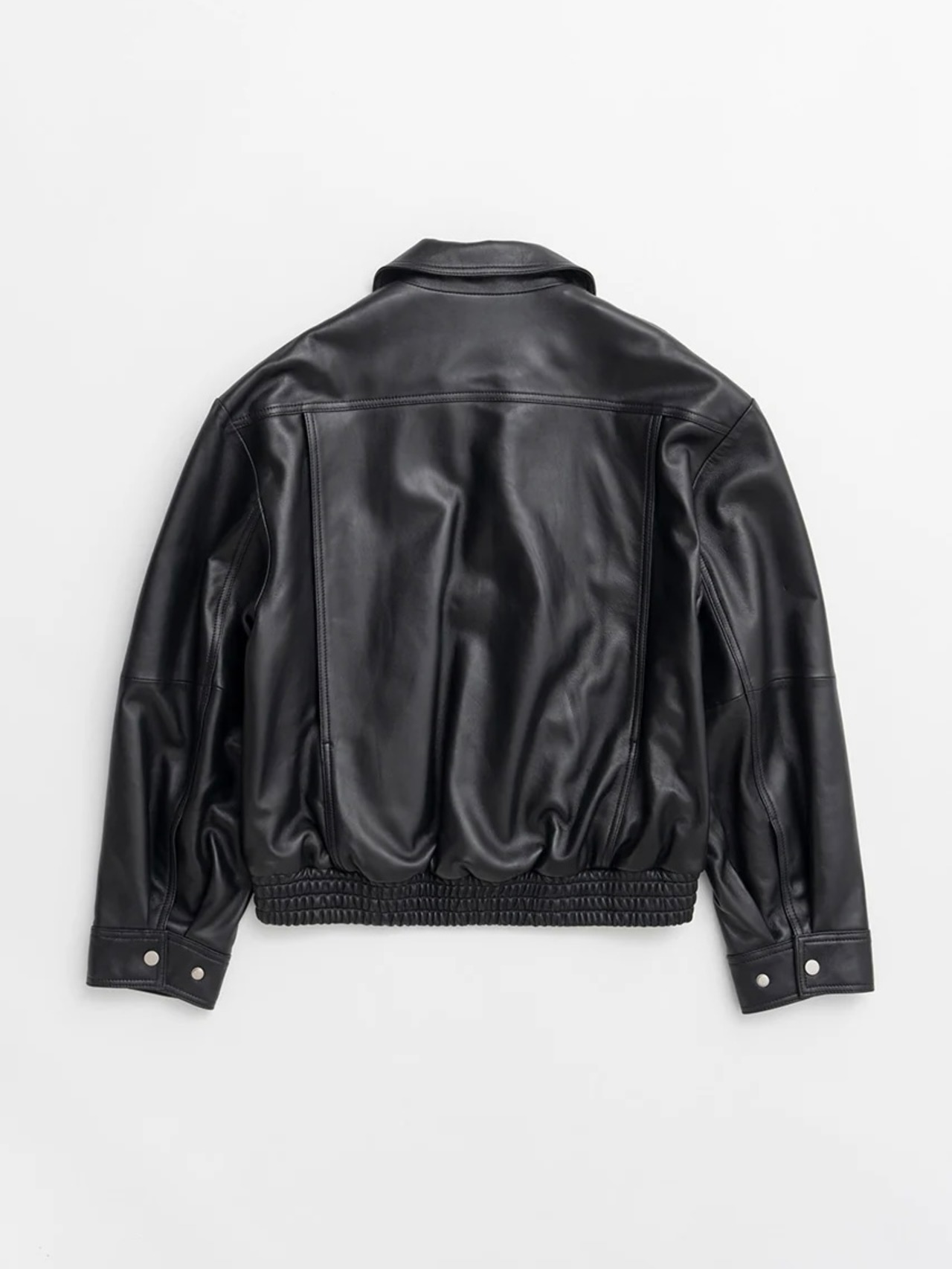 【26AW | WOMEN】PRANK PROJECT プランクプロジェクト / レザーブルゾン / Tuck Pocket High-Neck Leather Blouson  31262215602 - 5