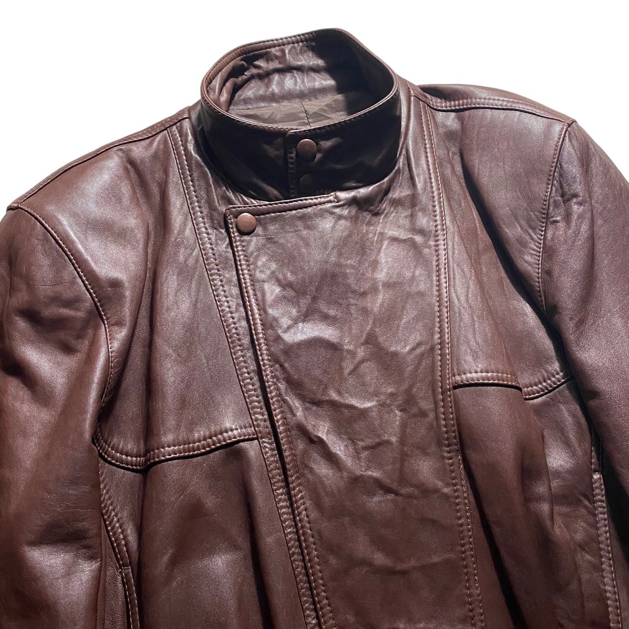 Euro vintage made in Australia leather aviator jacket