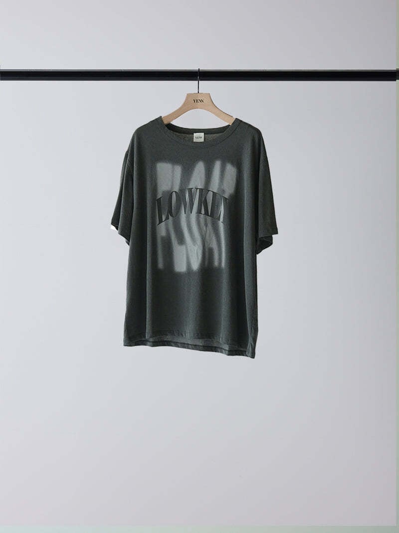 【YENN】LOWKEYプリントTEE