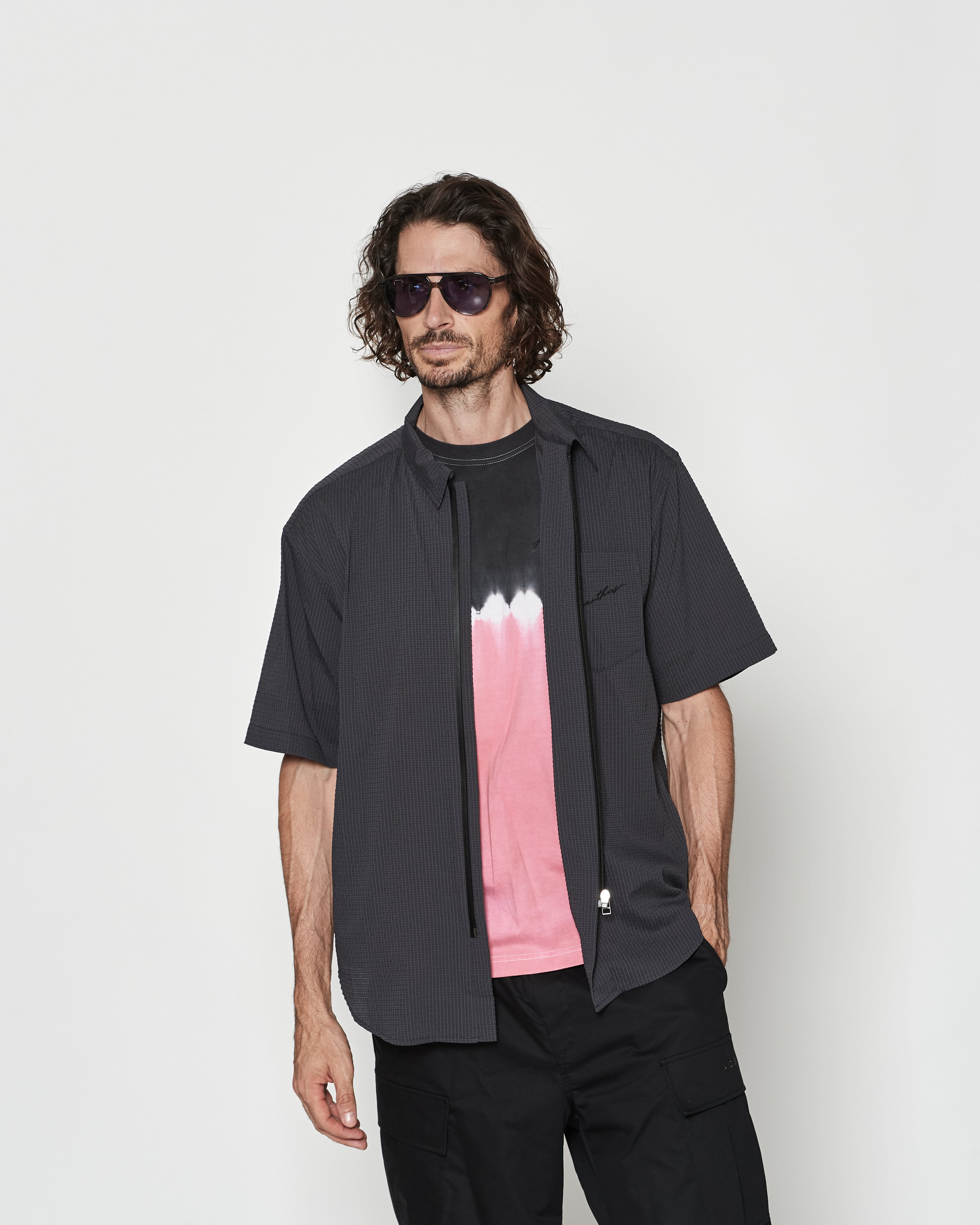 Dot Air® ジップアップ 半袖シャツ | ACANTHUS ONLINE STORE