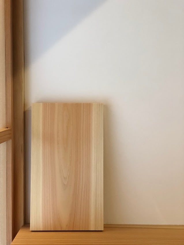 静岡県産 桧一枚板 まな板(小)