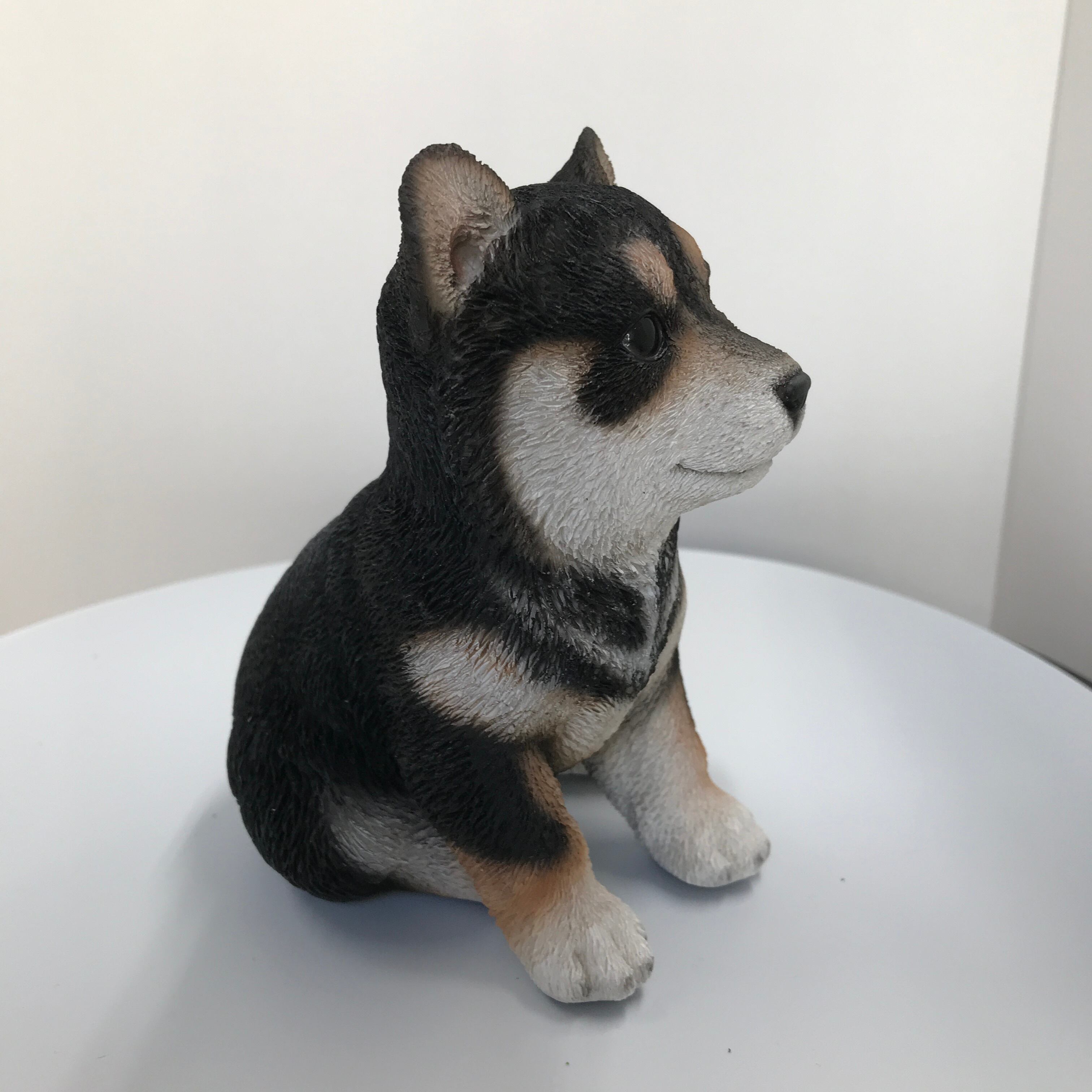 H16597-2 黒柴の子犬（小） | marimba_woobia