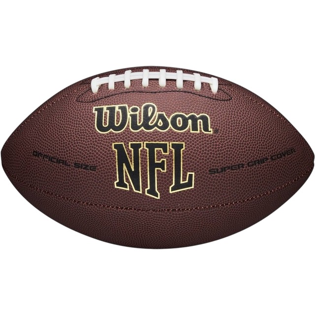 【国内在庫】WILSON NFL Super Grip アメフト革 ボール【オフィシャルサイズ】