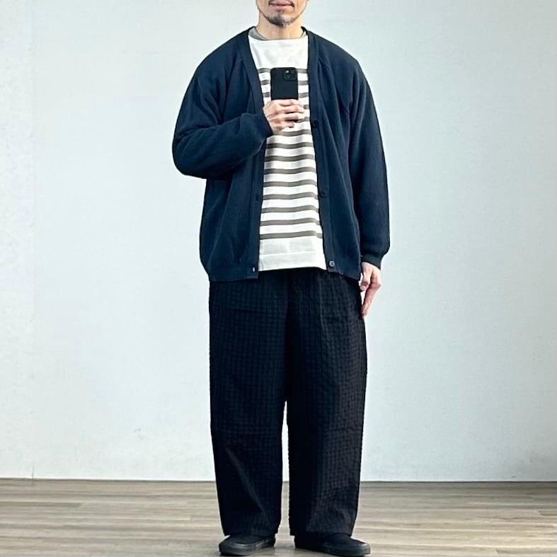 KELEN】REVERSIBLE 2TUCK WIDE EASY TROUSER”NEITH” | comoda.com