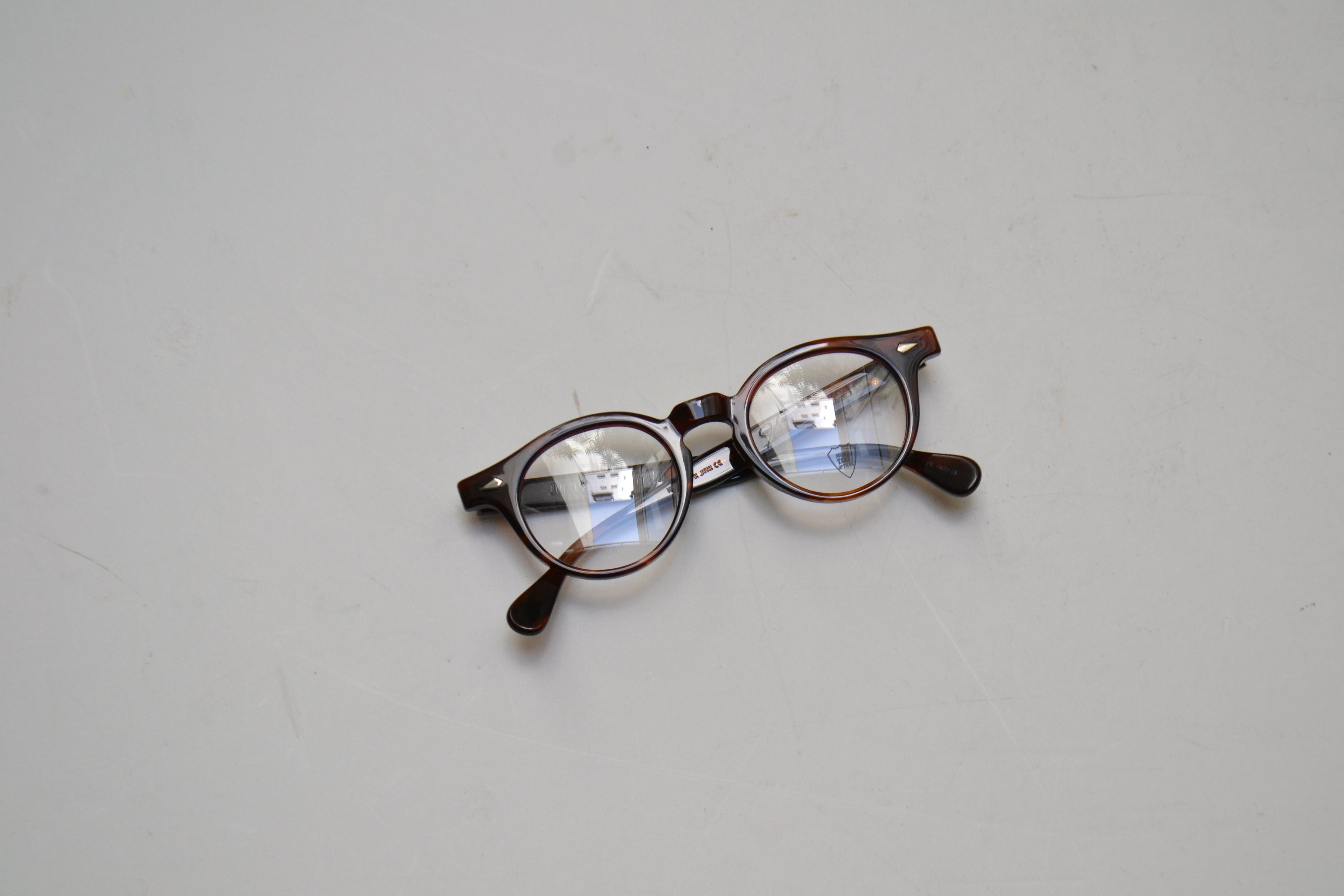 JULIUS TART OPTICAL ： HAROLD 45□23 -Demi Amber-（KK) | POTATO MEGANE