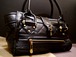 27万★BURBERRY PRORSUM バーバリープローサム レザー バッグ 黒
