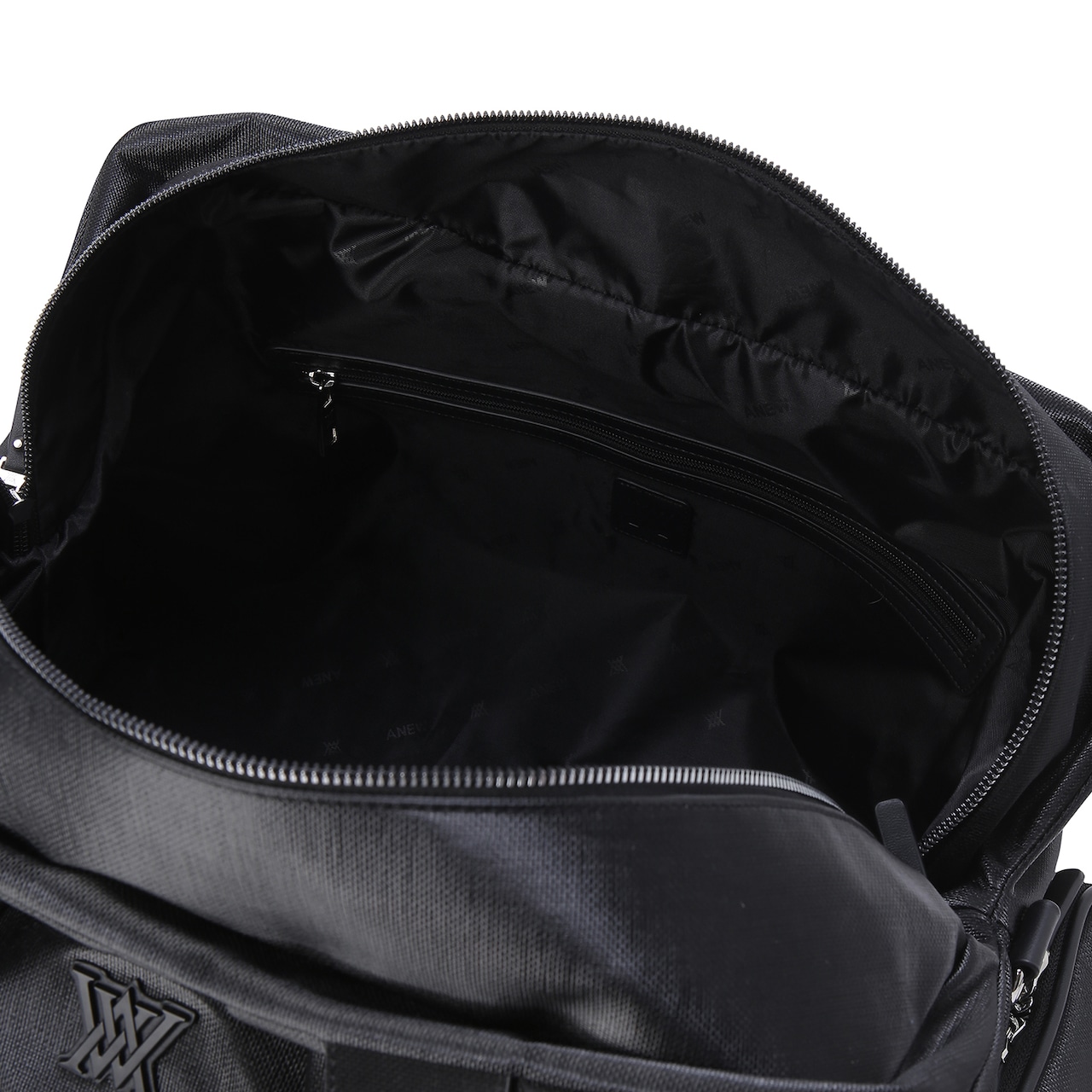 SHIRRING BOSTON BAG [サイズ: F(AGEUUBB03BKF)] [カラー: BLACK]