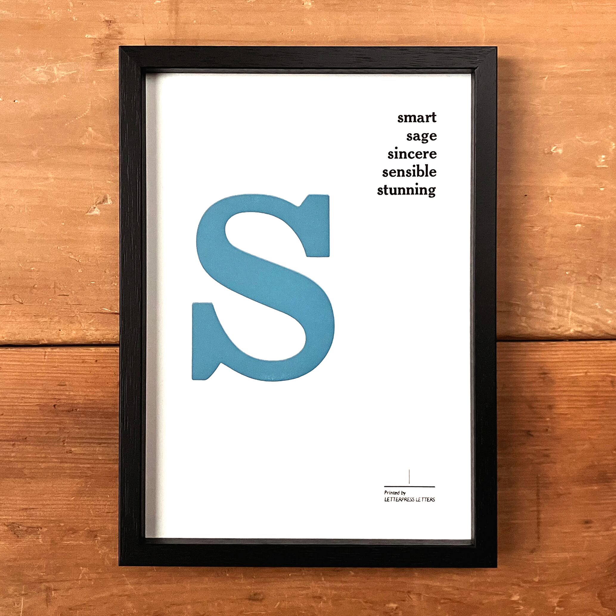 ポスター Alphabet 【N–Z】 | TOMIGAYA Letterpress