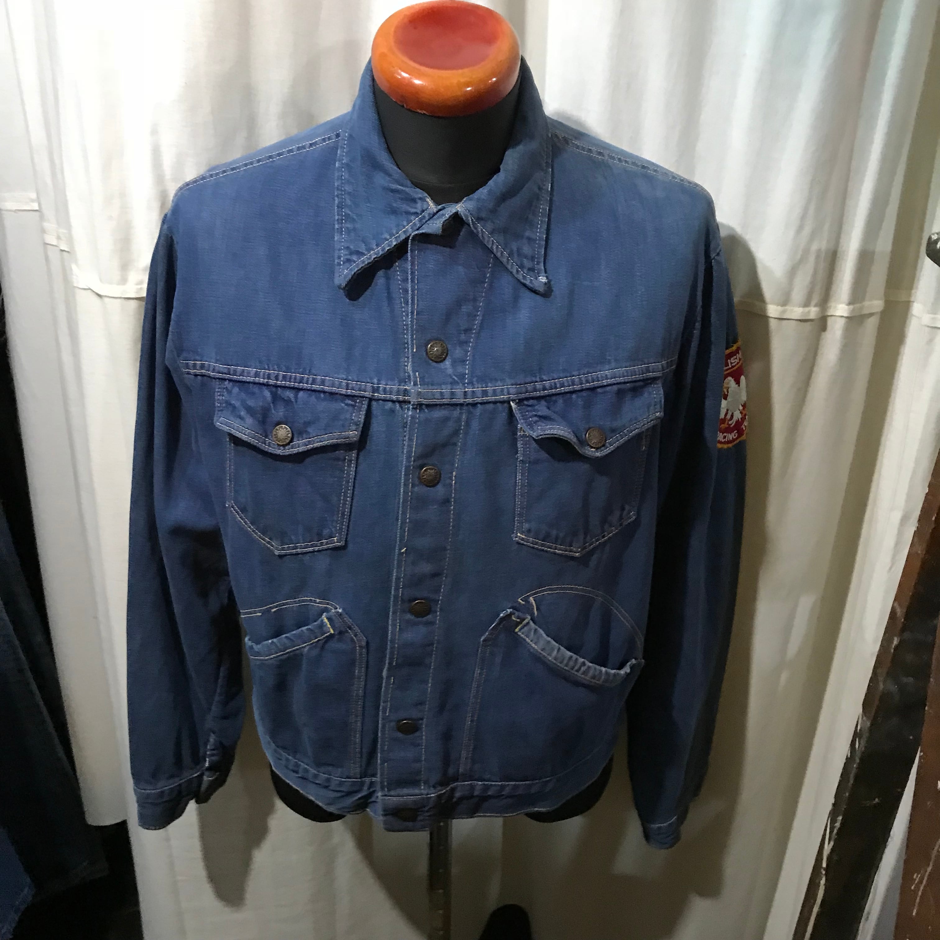 50's vintage BAR C バーシー デニムジャケット ミミ付き メンズL