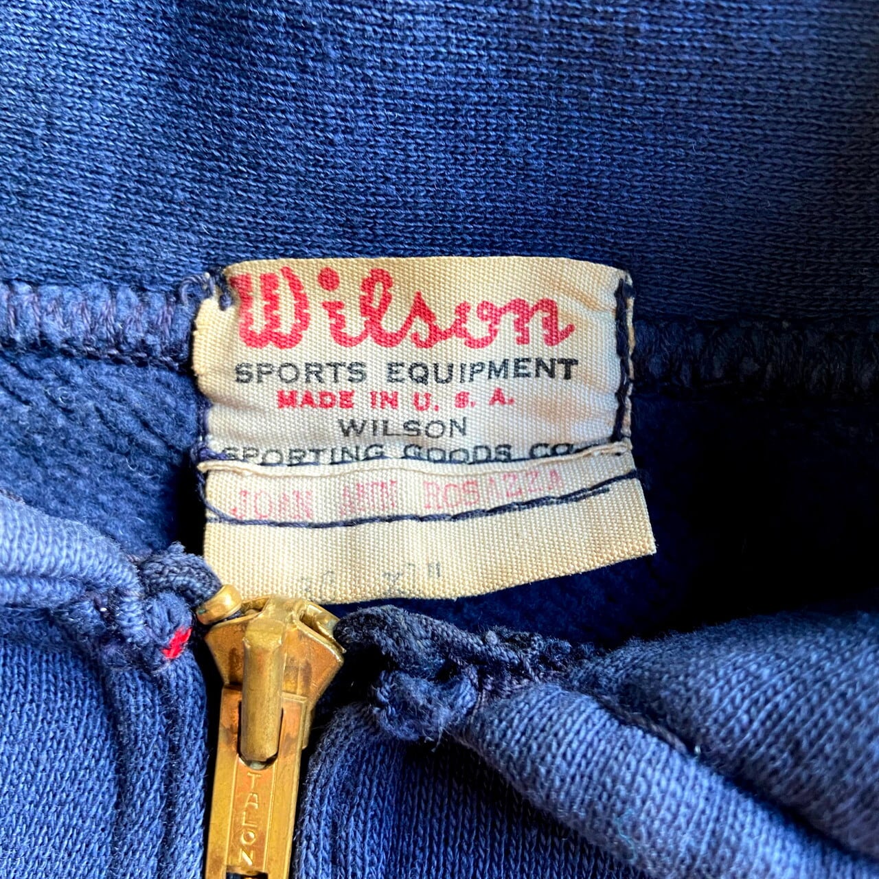 USA製 60年代 Wilson ウィルソン USA ロゴ ワッペン ショート丈 ハーフ 