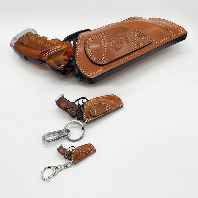 Tomenosuke Blaster nano (1/6) + Genuine Leather Holster Key Chain Set