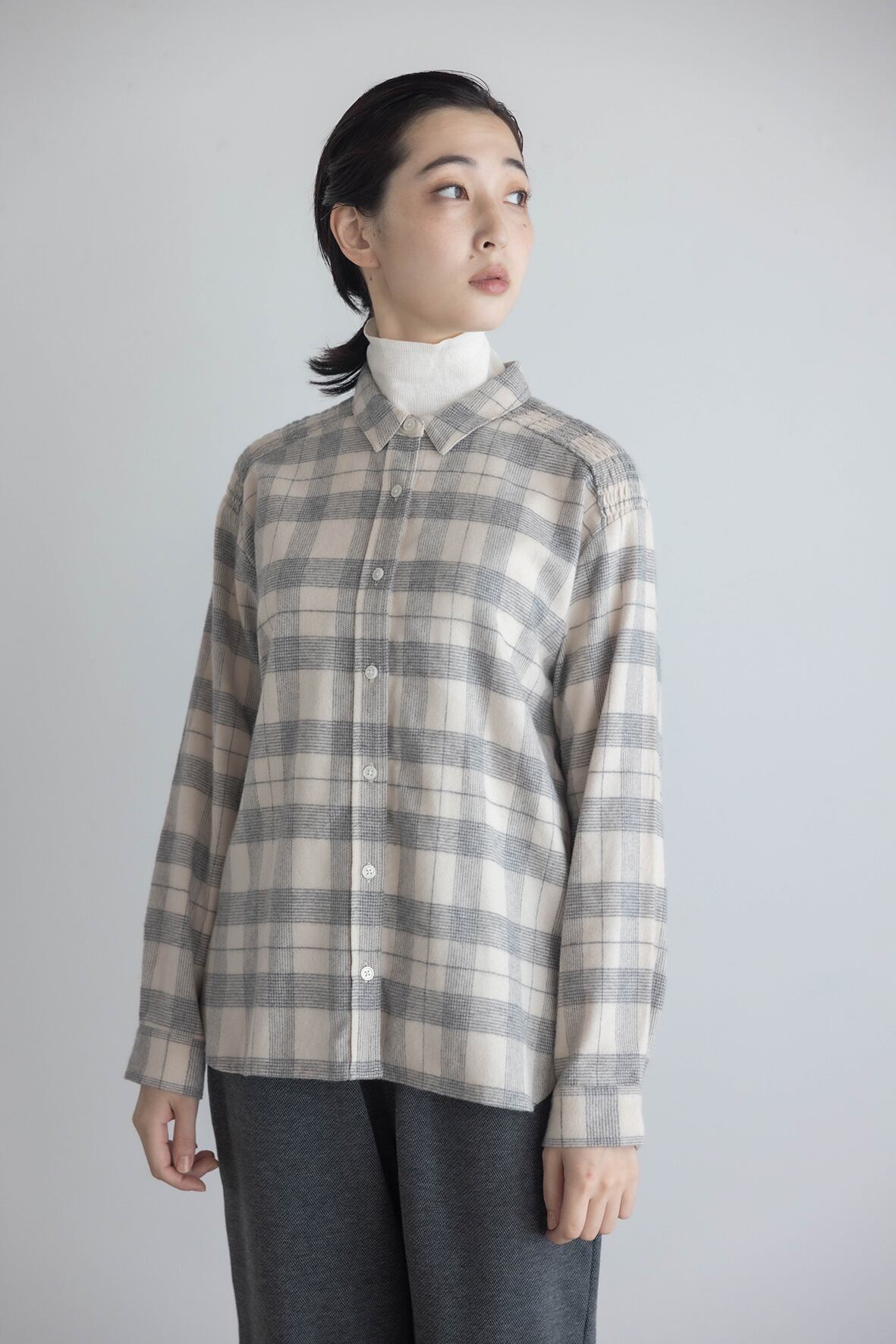 シャーリングブラウス SIMD5565 | Keitto NORTHERNTRUCK LILASIC