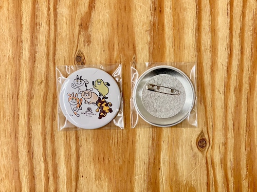 ©️くまみね ネコリパブリック広島 7周年 オリジナル缶バッジ