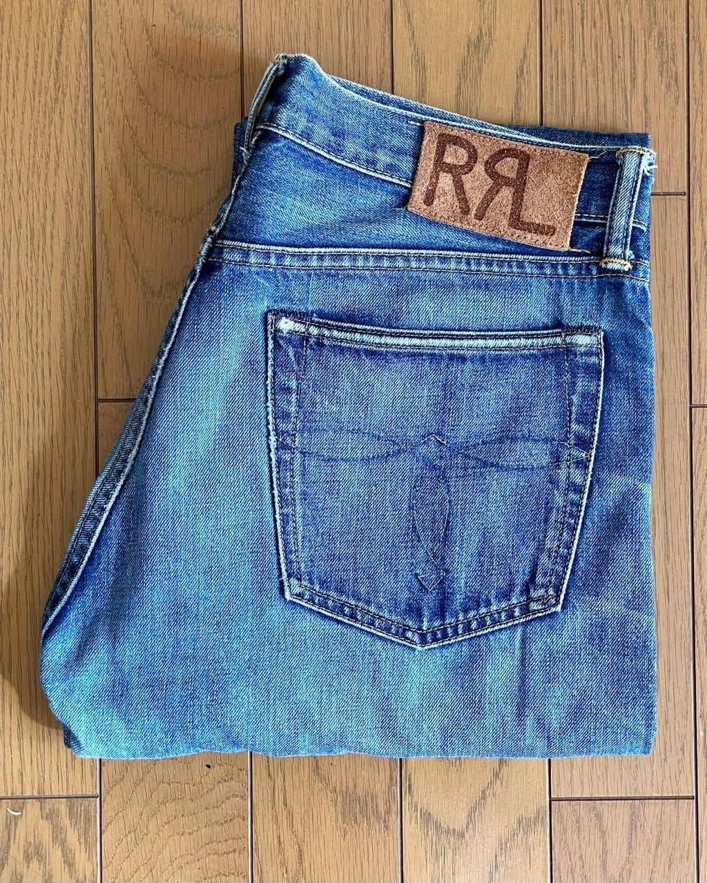 RRL アメリカ製 ウォッシュド加工 デニム W32 ホワイトオーク RRL アメリカ製 ウォッシュド加工 デニム W32 ホワイトオーク