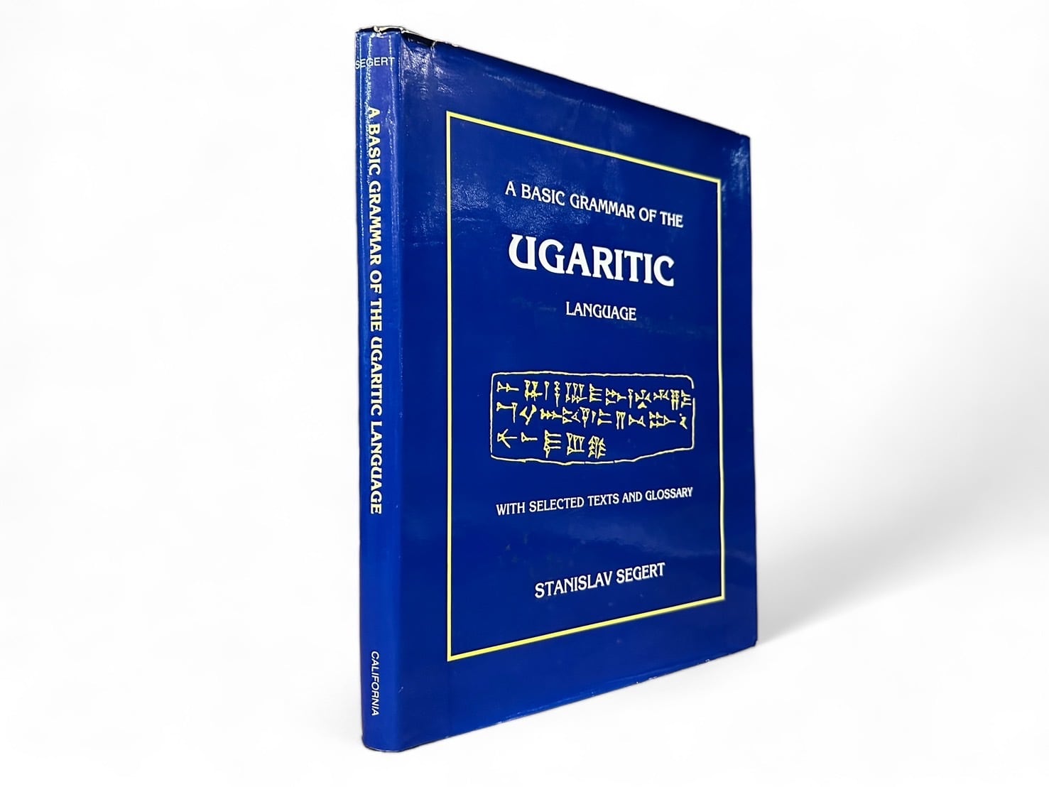 【SG018】【FIRST EDITION】A BASIC GRAMMAR OF THE UGARITIC LANGUAGE WITH SELECTED TEXTS AND GLOSSARY / STANISLAV SEGERT