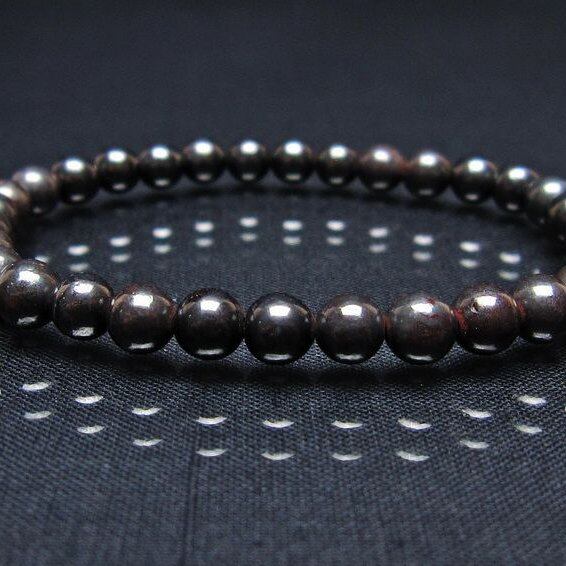 スギライト ブレスレット 6mm ブラックスギライト ブレス 一点物 メール便可 [M便 1/10] 111-45500