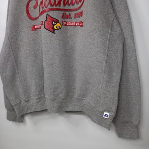 ラッセルアスレチック　クルーネック　スウェット　トレーナー　裏起毛　カージナルス