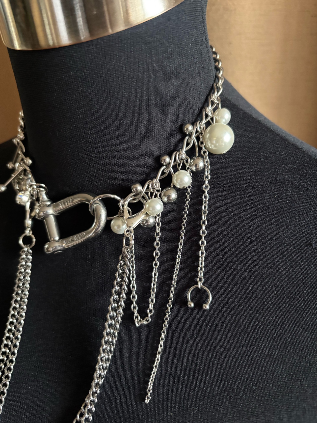 COLLENTE Originaldesign metal choker-4579-3