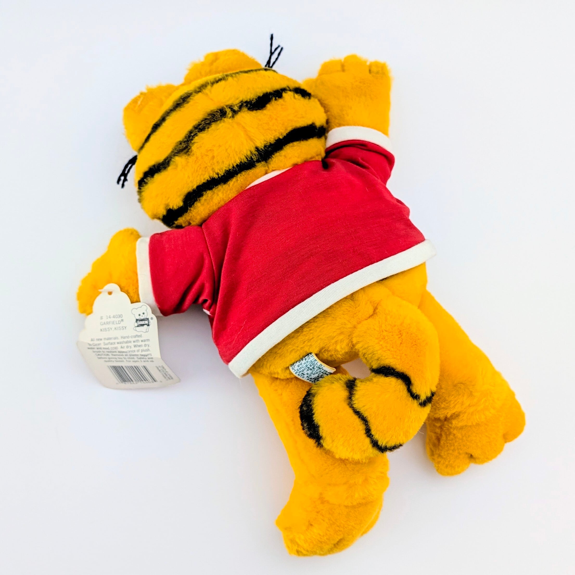 ☆ VINTAGE 1980年代初期 ☆【 Garfield ( ガーフィールド ) 】『 ♡KISSY,KISSY♡ 』【B】ぬいぐるみ プラッシュ plush 1980年代年製 〚アメリカン雑貨 アメトイ〛