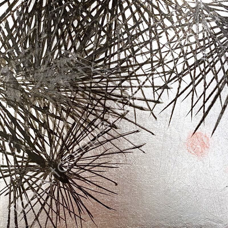 雪寧アキラ「松図」-E