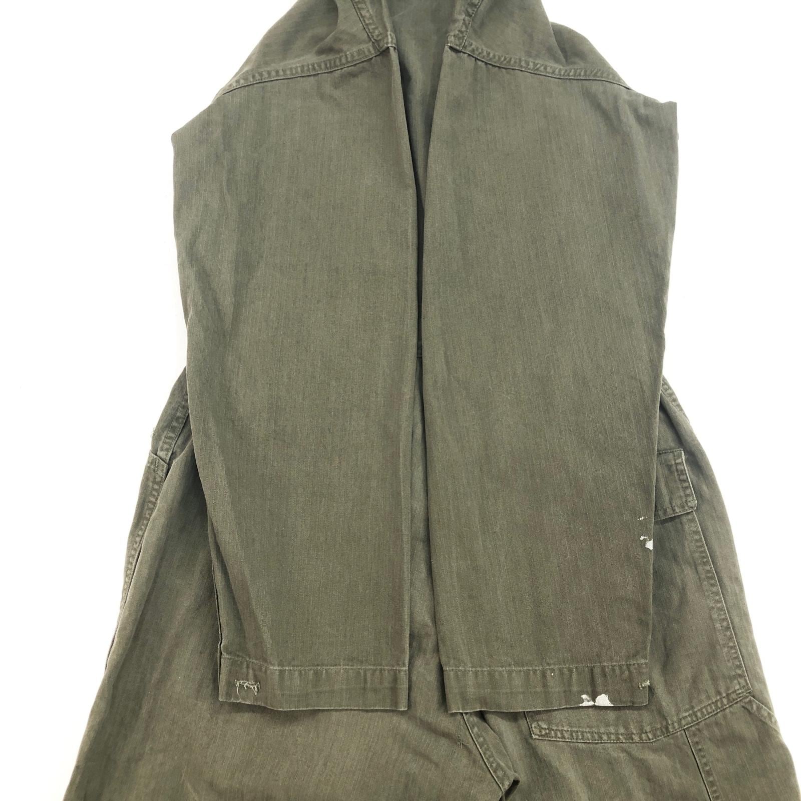 40年代 US ARMY M43 オールインワン　つなぎ　コットンサテン U.S.ARMY M-43 40年代 HBT つなぎ ヘリンボーンツイル オールインワン