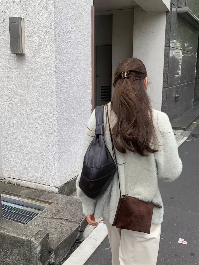 (予約) LITER / Merry velvet scrunchie 2color