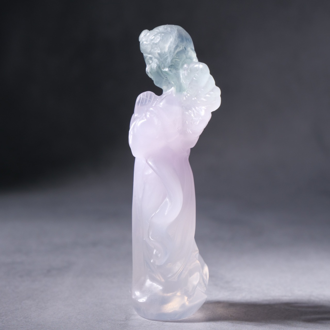 イットリウム フローライト 【天使 エンジェル】/ 彫刻