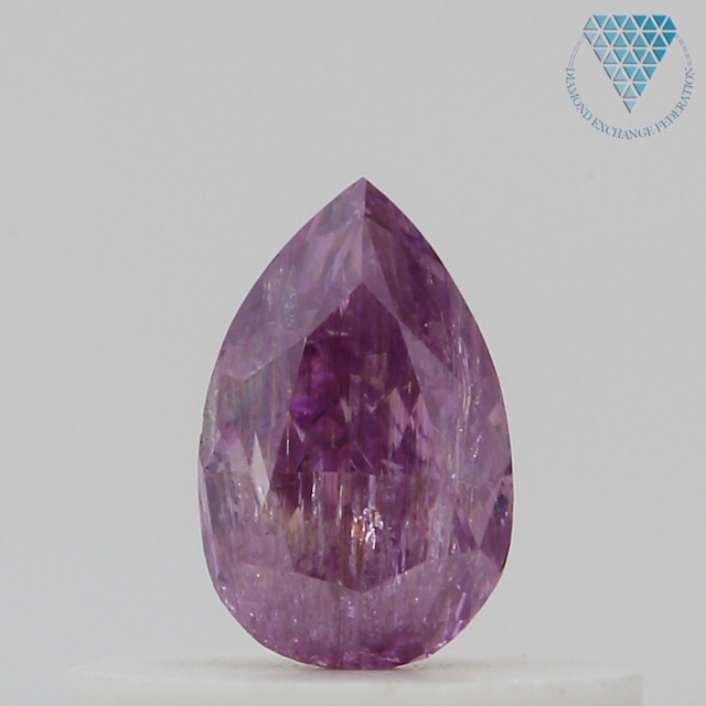 0.31 ct FANCY DEEP  PURPLE-PINK  PEAR GIA 天然  ダイヤモンド ルース