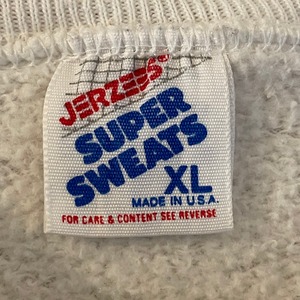 【JERZEES】90s USA製 スウェット トレーナー プリント XL ビッグサイズ アメリカ古着