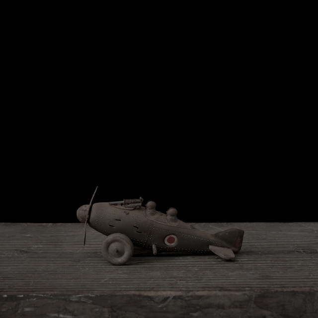 ブリキ玩具 戦闘機 残欠, 日本, 大正時代-昭和時代 20世紀初頭.