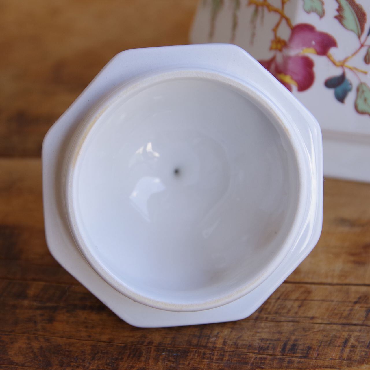 ウェッジウッド デヴォンローズ シュガーポット Wedgwood Devon Rose