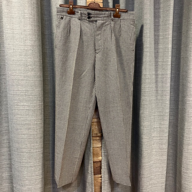BERNARD ZINS  GRUKA  LINEN/WOOL SLACKS (44)