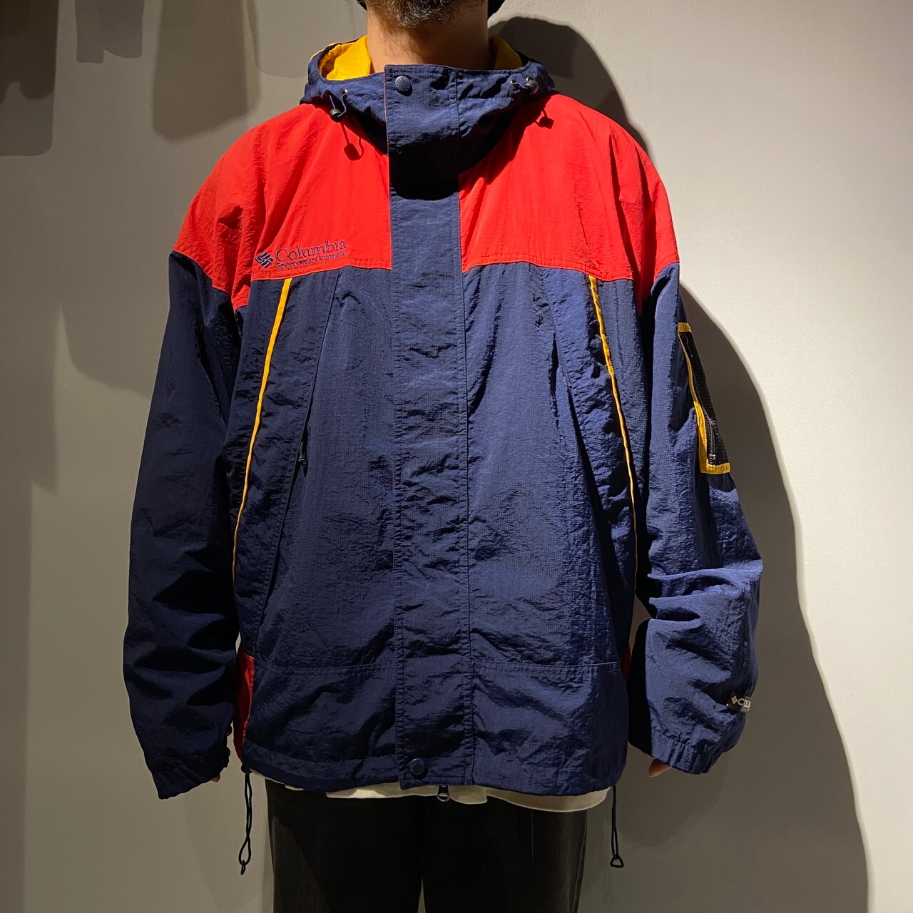 90年代 Columbia sport コロンビア メッシュポケット レーシング 