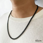 Chain Necklace Six-sided Single〈 Slender 〉