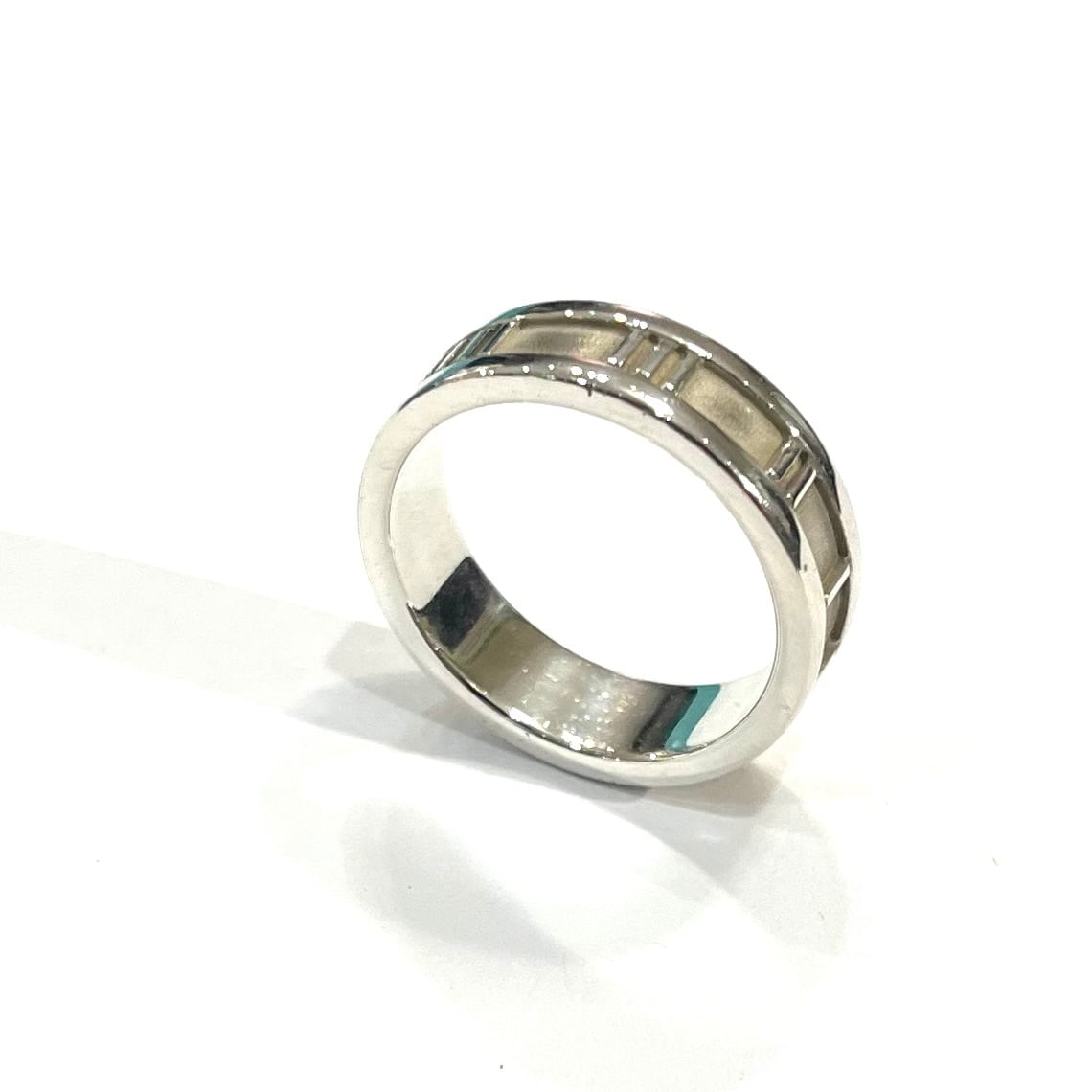 TIFFANY&CO】【18.5号】2841 時を纏う シルバー925号アトラスリング