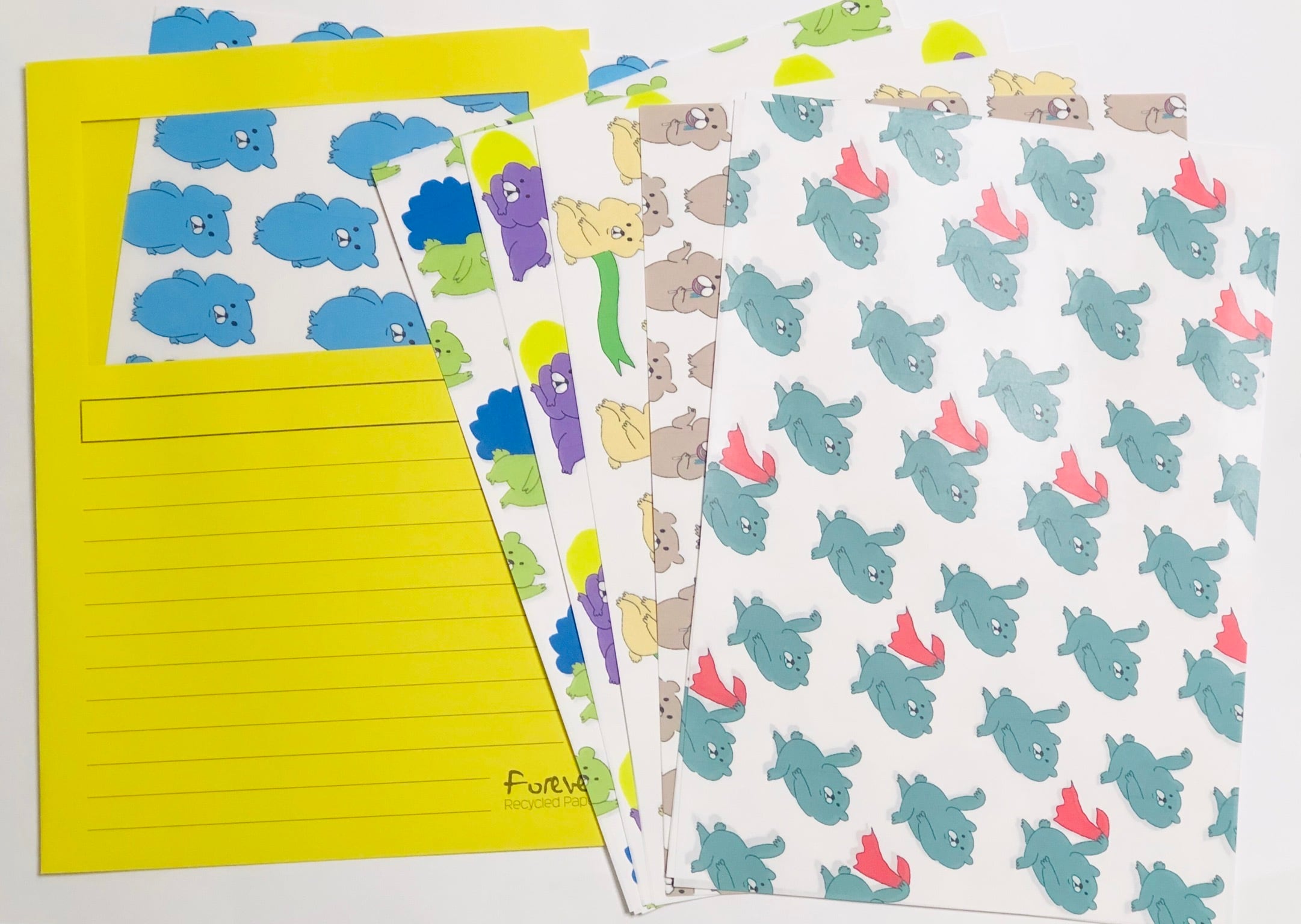 【完売】BB BEAR PAPER SET _ ペーパーファイル付き