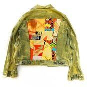【kimonojk60】着物デニムジャケットKIMONO DENIM JACKET