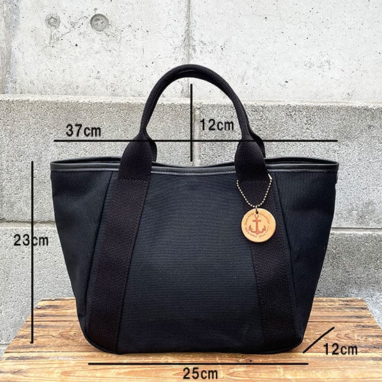 即納商品＞ いつものトート：ライトグレー×クロ×Pアイボリー（高島帆布