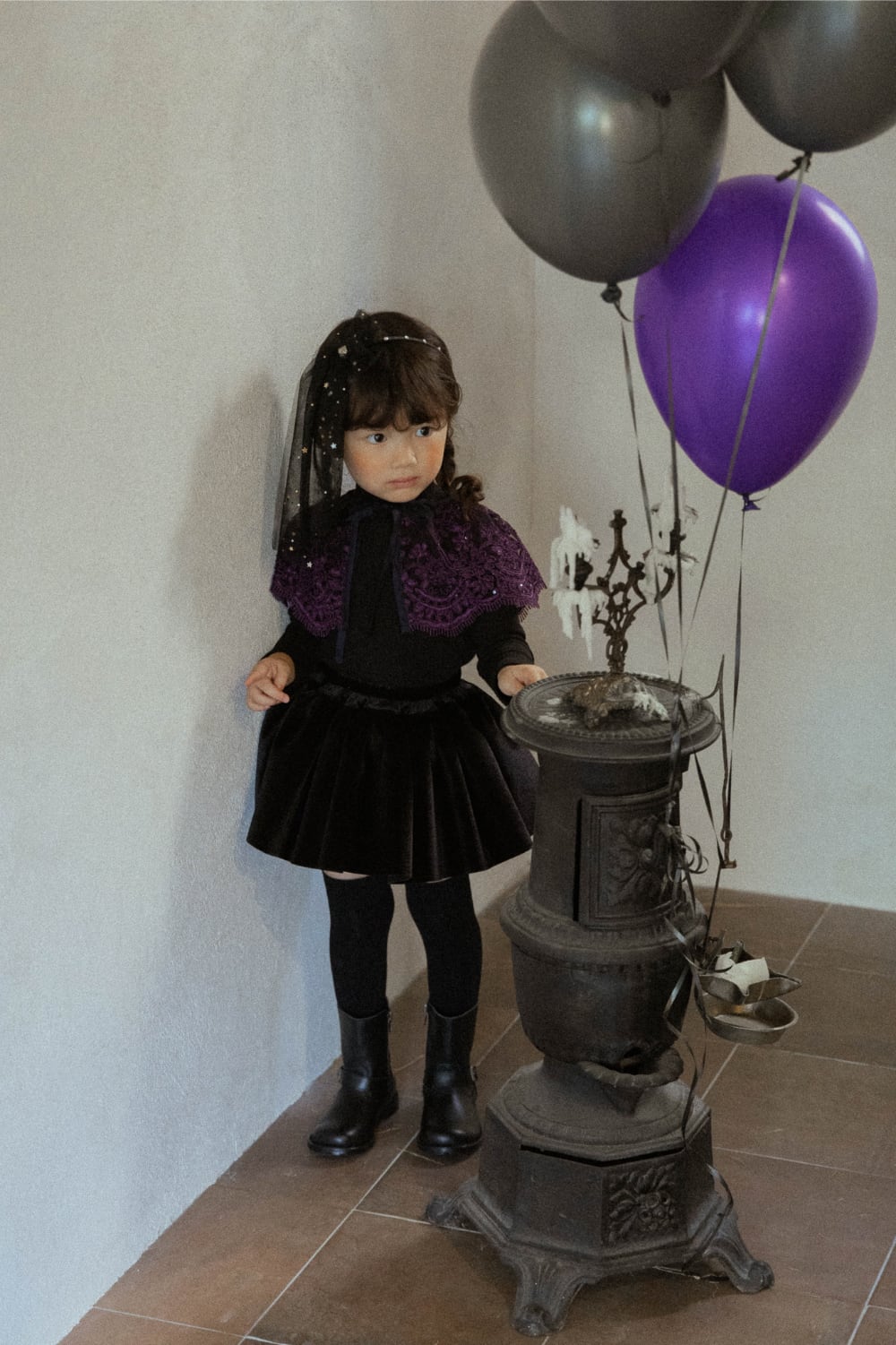 即納»«wonny ribbon» Twinkle cape 2colors | 子供服 capucapu