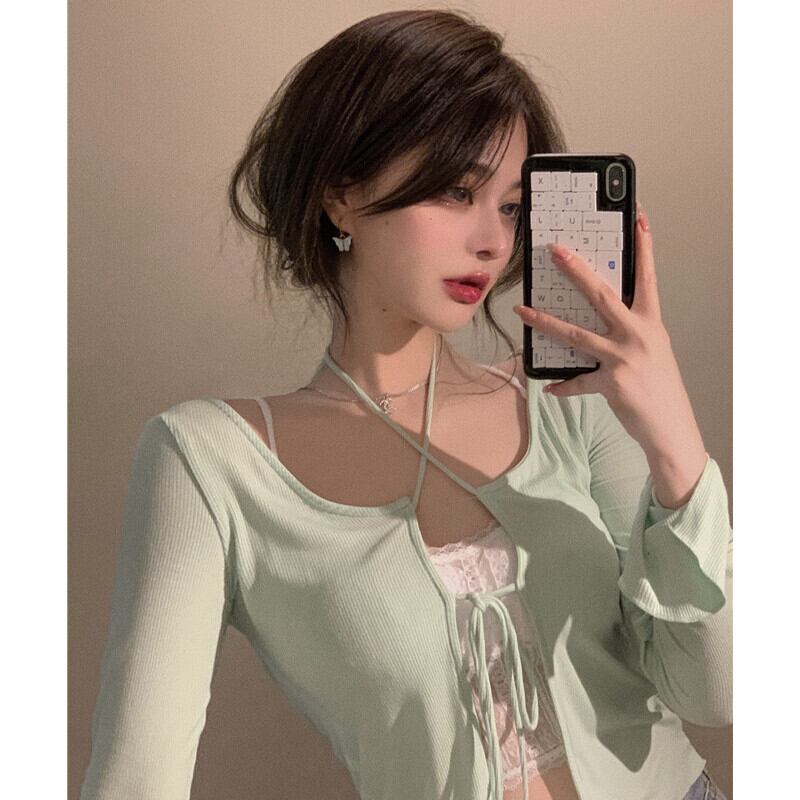 サマーカーディガンショートトップス 夏物 ガールズファッション45434739226