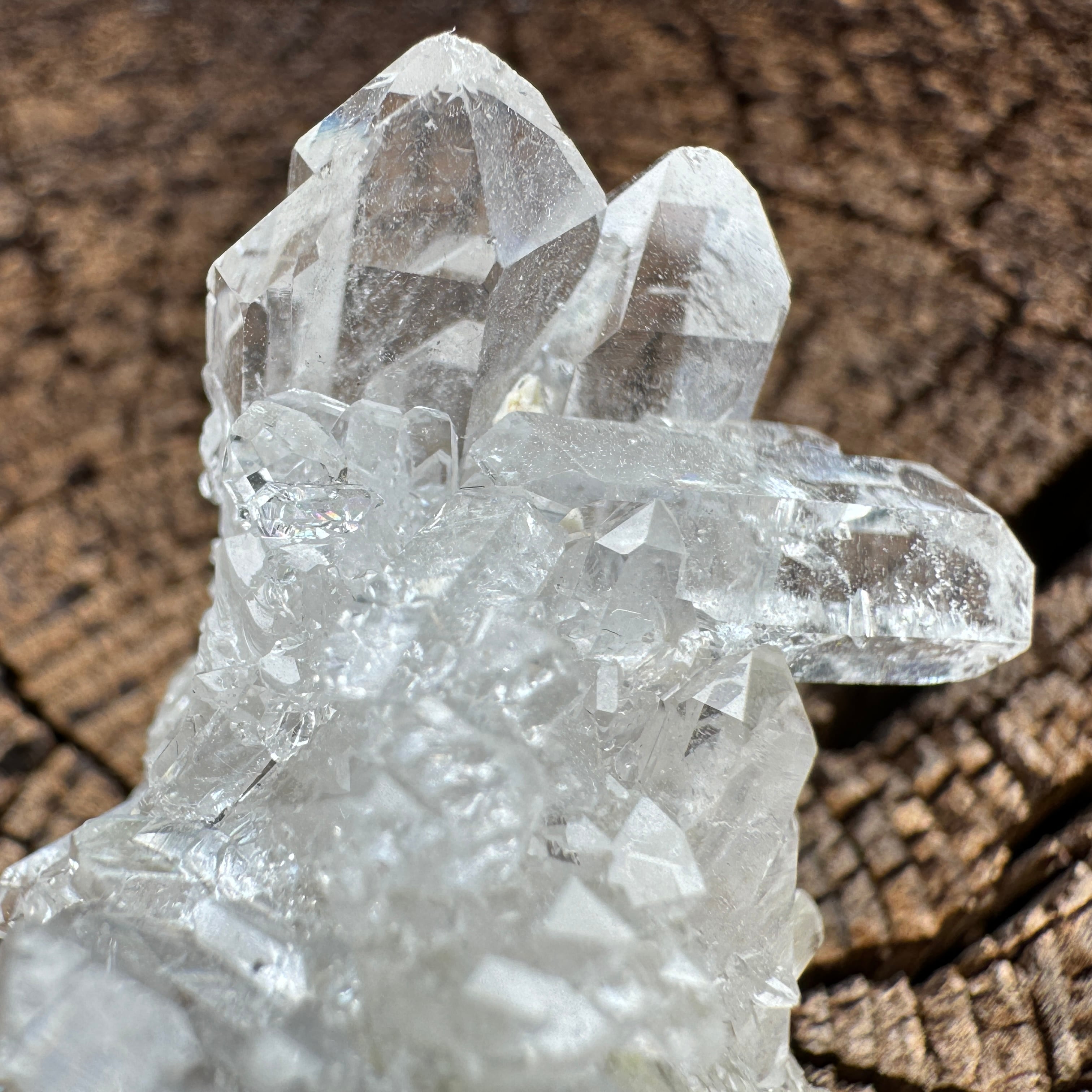 スターブラリークォーツ クラスター ゼカデソウザ鉱山 水晶 ブラジル