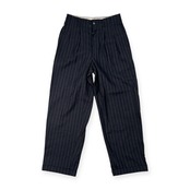 上下セット SUITS TAKEO KIKUCHI タケオキクチ ストライプ ダブル スーツ セットアップ サイズ 2 /ビンテージ/裾ダブル
