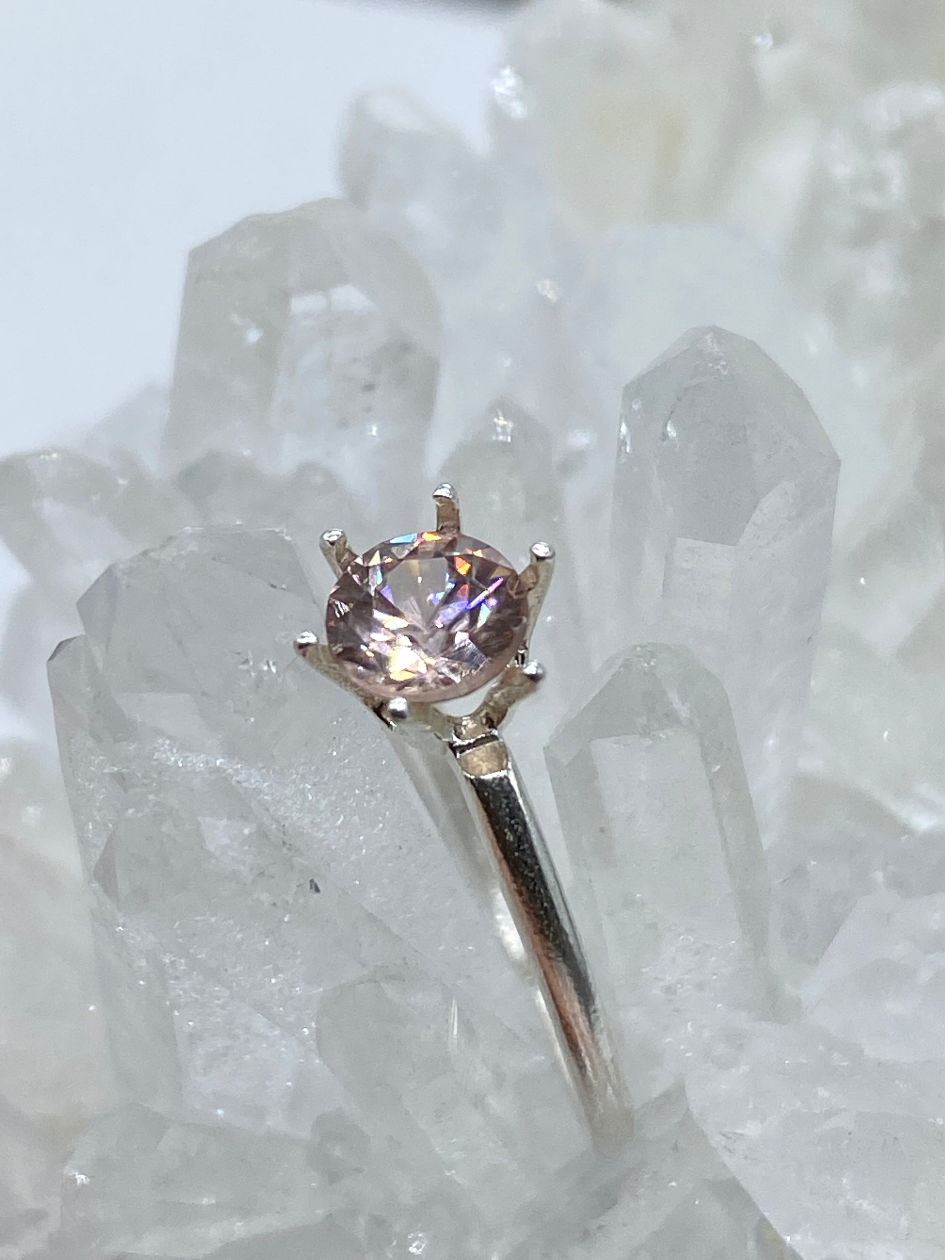 ☆SO☆ピンクジルコンのシンプルリングＥ（0.82ct） | Jewelry