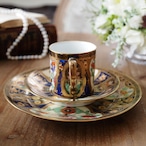 Old Noritake|オールドノリタケ 豪華金彩 伊万里調 花鳥文 デミタス トリオ thumbnail 2