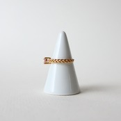 【Select】Knit ring -pink-