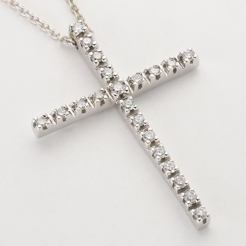 スタージュエリー STAR JEWELRY ダイヤモンド/0.2ct クロスモチーフ